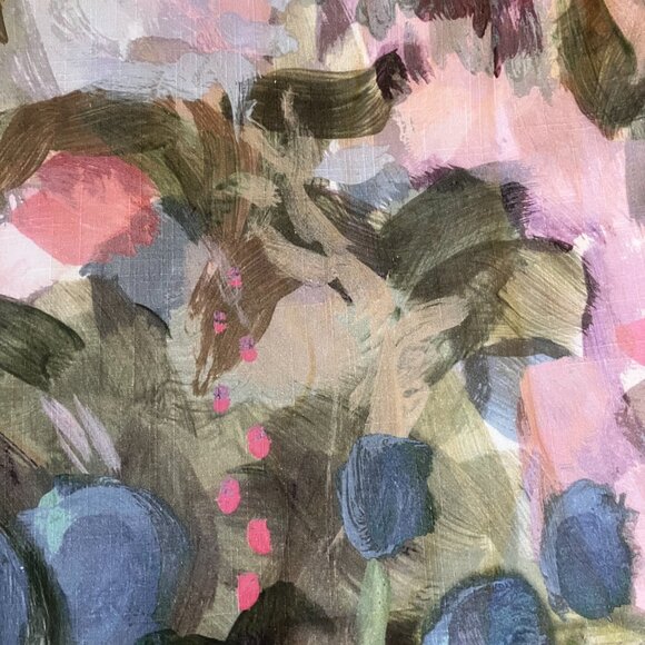 Anthropologie Pastel Landscape Curtains - Picture 6 of 7